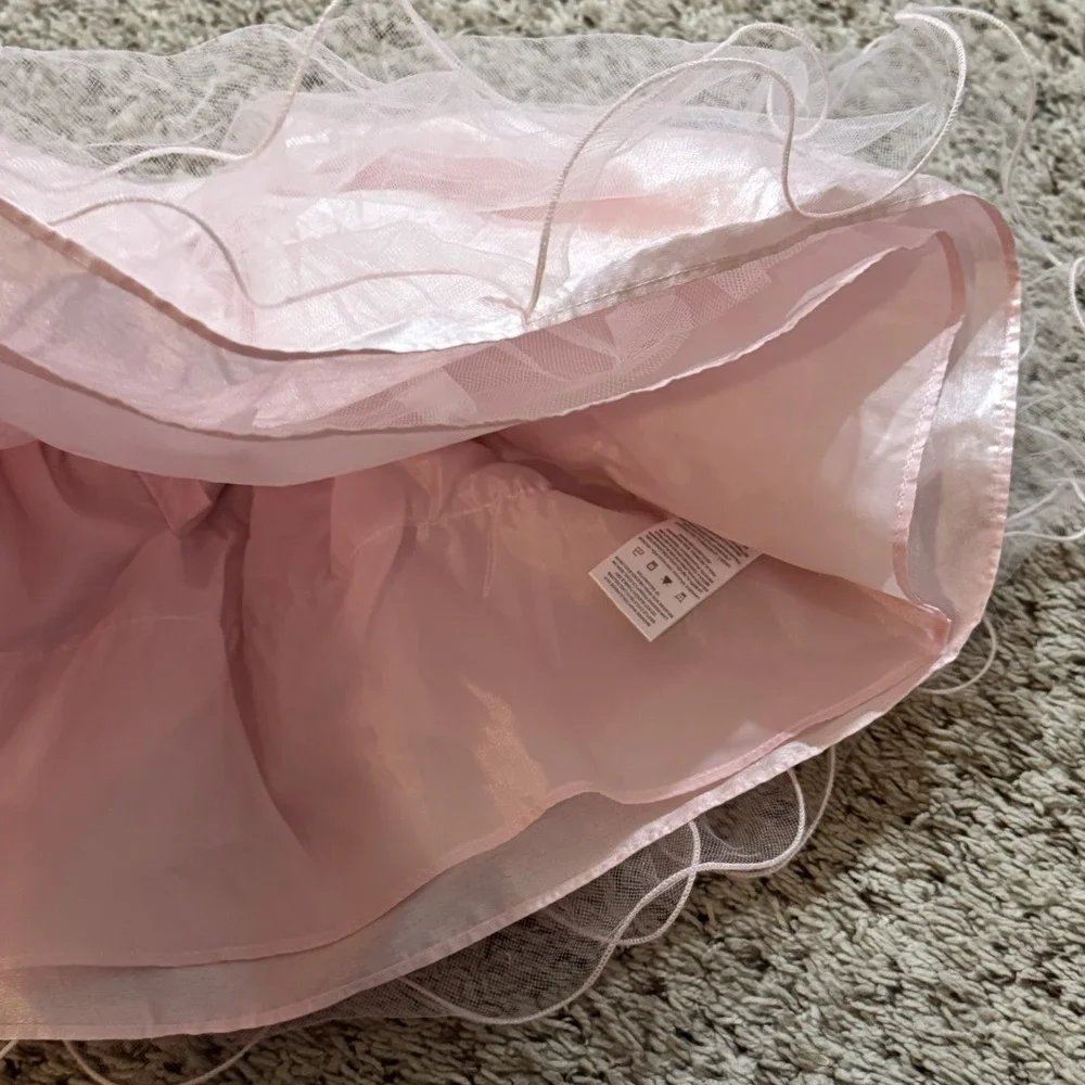 Emma Rose Pink Tulle Baby Party Wedding‎ Holiday Dress 3-6M NWT